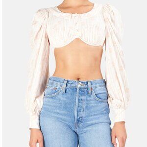 For Love & Lemons Carly Crop Top